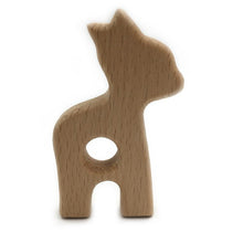 Load image into Gallery viewer, Cartoon Animal Wood Teether for Baby