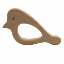Load image into Gallery viewer, Cartoon Animal Wood Teether for Baby