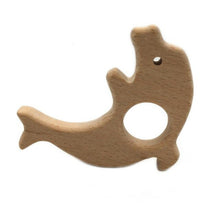 Load image into Gallery viewer, Cartoon Animal Wood Teether for Baby