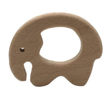 Load image into Gallery viewer, Cartoon Animal Wood Teether for Baby