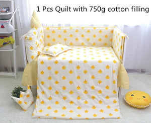 Cute Chick Pattern Baby Bedding Set Crib