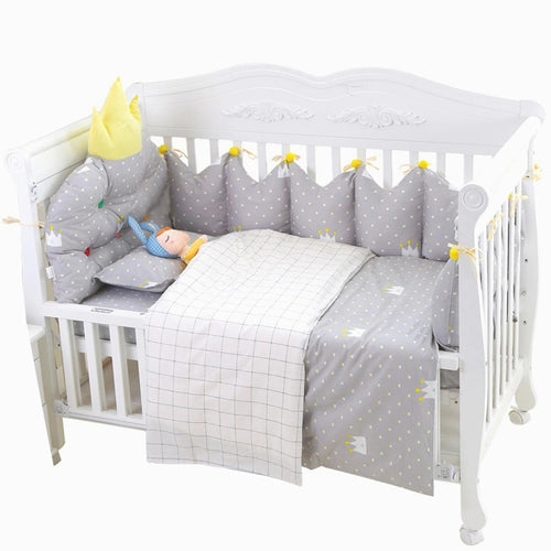 Baby Bedding Set with Hanging Storage Bag Toddler Crib