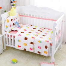 Load image into Gallery viewer, 4pcs/set Crib Around Safe Bumpers