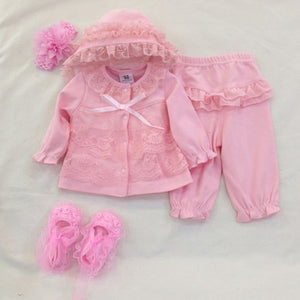 Pcs cute newborn baby girl clothes set