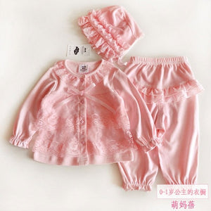 Pcs cute newborn baby girl clothes set