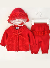 Load image into Gallery viewer, Pcs cute newborn baby girl clothes set