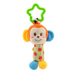 Hanging Plush Baby Toy Rattle Lovely Cartoon Animal