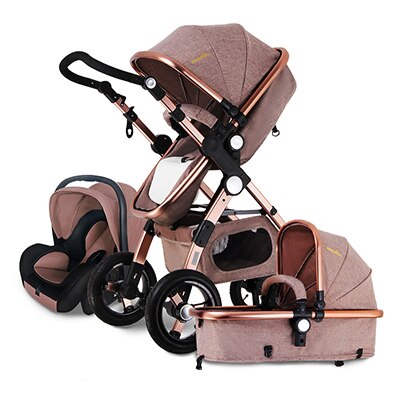 Golden baby high quality CE safety   3 in 1 baby strollers