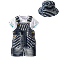 Load image into Gallery viewer, Baby boy clothes Gentleman Rompers + Vest + pants