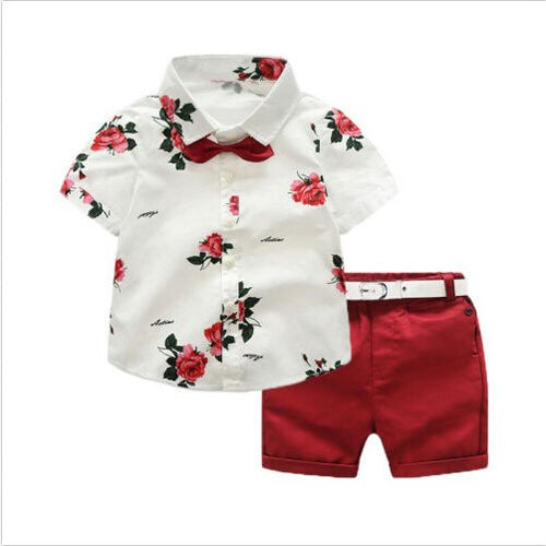 Brand New Floral Baby Boy Gentleman Outfits