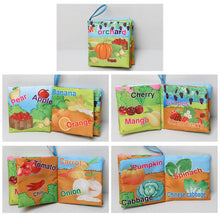 Load image into Gallery viewer, Intelligence development Soft Cloth Books Bed