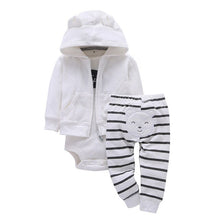 Load image into Gallery viewer, Cotton Boy Girl Baby Clothing With Zipper Newborn Suit