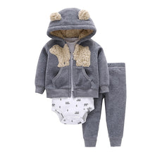 Load image into Gallery viewer, Cotton Boy Girl Baby Clothing With Zipper Newborn Suit