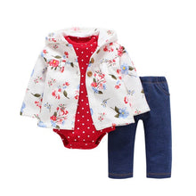 Load image into Gallery viewer, Cotton Boy Girl Baby Clothing With Zipper Newborn Suit
