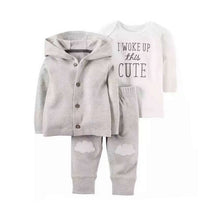 Load image into Gallery viewer, Cotton Boy Girl Baby Clothing With Zipper Newborn Suit