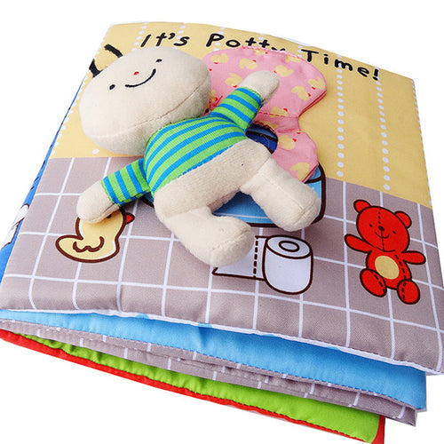 3D Embroidery Soft Baby Cloth Book